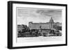 View of Hopital Royal de La Salpetriere, Known as Hopital General, Paris-Jacques Rigaud-Framed Giclee Print