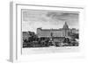 View of Hopital Royal de La Salpetriere, Known as Hopital General, Paris-Jacques Rigaud-Framed Giclee Print