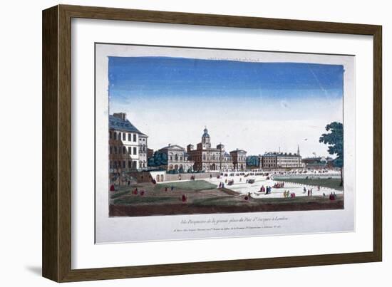 View of Horse Guards, Westminster, London, C1760-null-Framed Giclee Print