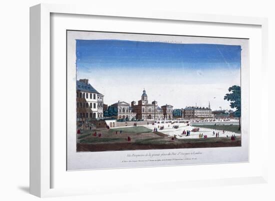 View of Horse Guards, Westminster, London, C1760-null-Framed Giclee Print