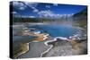 View of Hot Springs at Yellowstone National Park, Wyoming, USA-Scott T^ Smith-Stretched Canvas