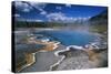 View of Hot Springs at Yellowstone National Park, Wyoming, USA-Scott T^ Smith-Stretched Canvas