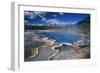 View of Hot Springs at Yellowstone National Park, Wyoming, USA-Scott T^ Smith-Framed Photographic Print