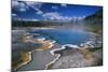 View of Hot Springs at Yellowstone National Park, Wyoming, USA-Scott T^ Smith-Mounted Photographic Print