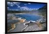 View of Hot Springs at Yellowstone National Park, Wyoming, USA-Scott T^ Smith-Framed Photographic Print