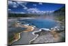 View of Hot Springs at Yellowstone National Park, Wyoming, USA-Scott T^ Smith-Mounted Photographic Print