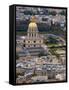View of Hotel des Invalides from Eiffel Tower, Paris, France-Lisa S. Engelbrecht-Framed Stretched Canvas