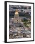 View of Hotel des Invalides from Eiffel Tower, Paris, France-Lisa S^ Engelbrecht-Framed Photographic Print