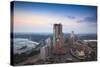 View of Hotels, Niagara Falls, Niagara, Ontario, Canada, North America-Jane Sweeney-Stretched Canvas