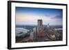 View of Hotels, Niagara Falls, Niagara, Ontario, Canada, North America-Jane Sweeney-Framed Photographic Print