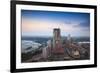 View of Hotels, Niagara Falls, Niagara, Ontario, Canada, North America-Jane Sweeney-Framed Photographic Print