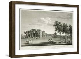 View of House and Part of Garden at West Wycombe, Buckinghamshire, engraved by William Woollett-William Hannan-Framed Giclee Print