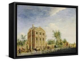 View of House Schwanenbur at Halfweg between Haarlem and Amsterdam. 1759-Jan Ekels the Elder-Framed Stretched Canvas