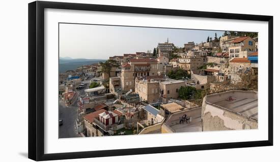 View of houses in a city, Safed (Zfat), Galilee, Israel-null-Framed Photographic Print