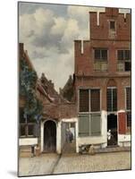 View of Houses in Delft, 1658-Johannes Vermeer-Mounted Art Print