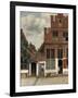 View of Houses in Delft, 1658-Johannes Vermeer-Framed Art Print