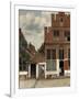 View of Houses in Delft, 1658-Johannes Vermeer-Framed Art Print