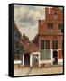 View of Houses in Delft, Known as The Little Street, c. 1658-Johannes Vermeer-Framed Stretched Canvas