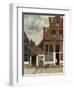 View of Houses in Delft, known as 'The Little Street', C.1658-Johannes Vermeer-Framed Giclee Print