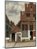 View of Houses in Delft, known as 'The Little Street', C.1658-Johannes Vermeer-Mounted Giclee Print