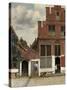 View of Houses in Delft, known as 'The Little Street', C.1658-Johannes Vermeer-Stretched Canvas