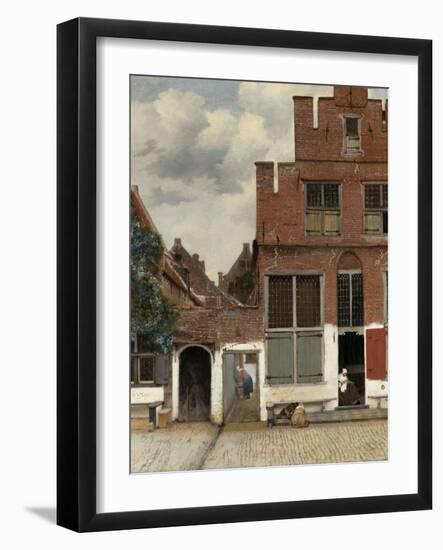 View of Houses in Delft, known as 'The Little Street', C.1658-Johannes Vermeer-Framed Giclee Print