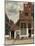 View of Houses in Delft, known as the Little Street-Johannes Vermeer-Mounted Art Print