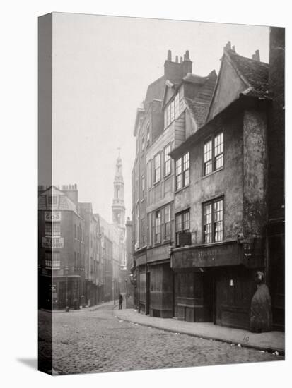 View of Houses in Drury Lane, Westminster, London, 1876-null-Stretched Canvas