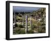 View of Houses of Mount Koressos-null-Framed Giclee Print