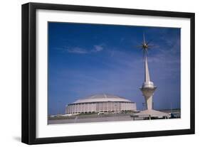 View of Houston Astrodome-null-Framed Giclee Print