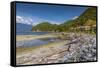 View of How Sound at Furry Creek off The Sea to Sky Highway near Squamish, British Columbia, Canada-Frank Fell-Framed Stretched Canvas