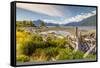 View of How Sound at Furry Creek off The Sea to Sky Highway near Squamish, British Columbia, Canada-Frank Fell-Framed Stretched Canvas