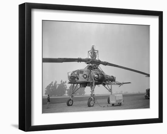 View of Howard Hughes XH 17 Helicopter-null-Framed Premium Photographic Print