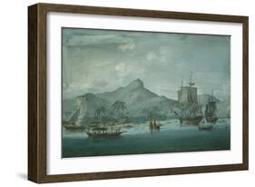 View of Huaheine-John the Younger Cleveley-Framed Giclee Print