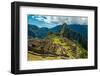 View of Huayna Picchu and Machu Picchu Ruins, UNESCO World Heritage Site, Peru, South America-Laura Grier-Framed Photographic Print