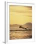 View of Humpback Whale Tail and Fishing Boat, Inside Passage, Alaska, USA-Stuart Westmoreland-Framed Photographic Print