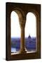View of Hungarian Parliament Building from Fisherman's Bastion, Budapest, Hungary, Europe-Neil Farrin-Stretched Canvas