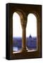 View of Hungarian Parliament Building from Fisherman's Bastion, Budapest, Hungary, Europe-Neil Farrin-Framed Stretched Canvas