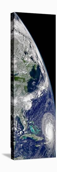 View of Hurricane Frances On a Partial View of Earth-Stocktrek Images-Stretched Canvas