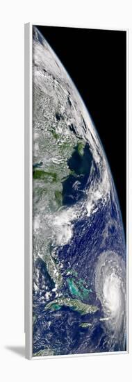 View of Hurricane Frances On a Partial View of Earth-Stocktrek Images-Framed Photographic Print