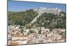 View of Hvar Main Square overlooked by Spanish Fortress, Hvar, Hvar Island, Dalmatia, Croatia-Frank Fell-Mounted Photographic Print