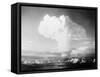 View of Hydrogen Bomb Mushroom Cloud Rising-null-Framed Stretched Canvas