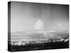 View of Hydrogen Bomb Mushroom Cloud Rising-null-Stretched Canvas