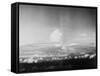 View of Hydrogen Bomb Mushroom Cloud Rising-null-Framed Stretched Canvas