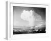 View of Hydrogen Bomb Mushroom Cloud Rising-null-Framed Photographic Print