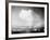 View of Hydrogen Bomb Mushroom Cloud Rising-null-Framed Photographic Print