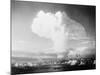 View of Hydrogen Bomb Mushroom Cloud Rising-null-Mounted Photographic Print
