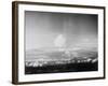 View of Hydrogen Bomb Mushroom Cloud Rising-null-Framed Photographic Print