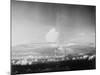 View of Hydrogen Bomb Mushroom Cloud Rising-null-Mounted Photographic Print