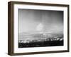 View of Hydrogen Bomb Mushroom Cloud Rising-null-Framed Photographic Print